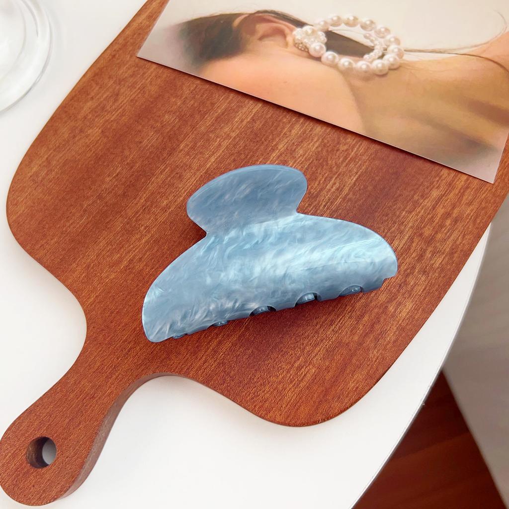 Korean Acrylic Hair Clip for Women Marble Texture Hair Claws Clips Trendy Girl Hairpin Korean Hair Accessories Headwear