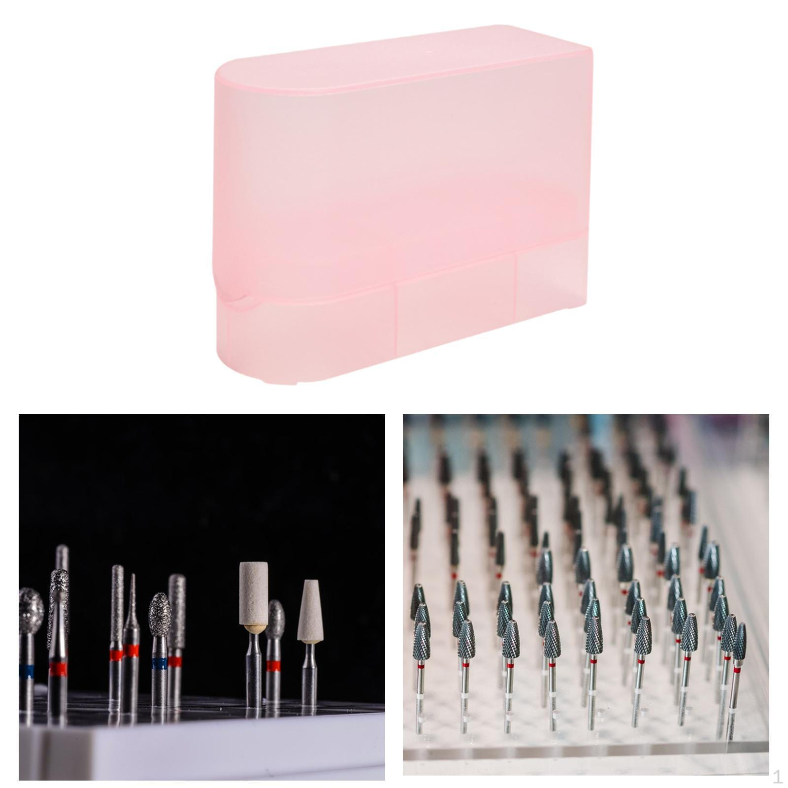 

Подставка для ногтей-органайзер для шлифовальных головок, чехол с 12 отверстиями, пылезащитный дисплей, предмет домашнего искусства