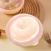 Doughnut Storage Box Portable Microwavable Bread Container Small Size Bread Organizer for Kitchen Countertop