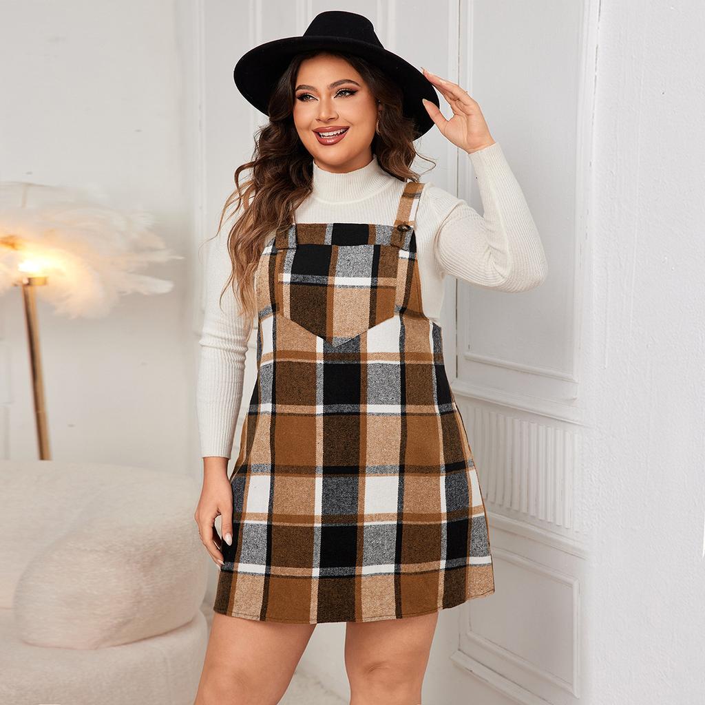 New Plus-size Loose Overalls Dress for Women