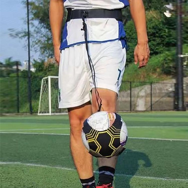 Soccers Trainer Kick Throw Solos Practice Training Aids Control Skill Adjustable