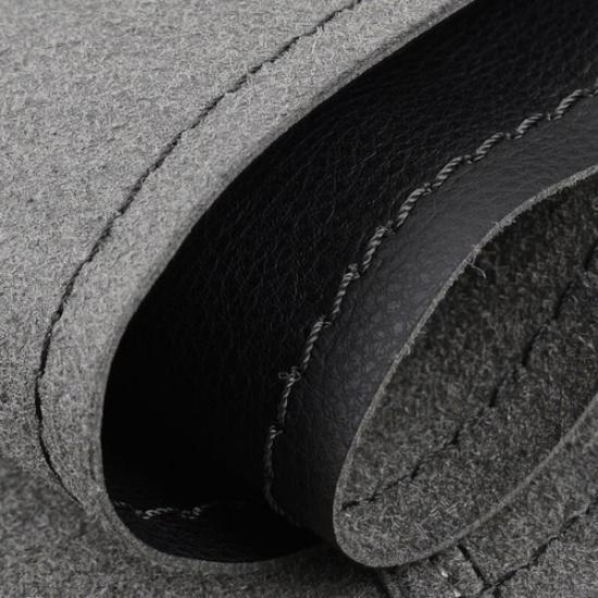 For Toyota Prius 30 XW30 Prius C US 2012-2017 Black Steering Wheel Leather Cover