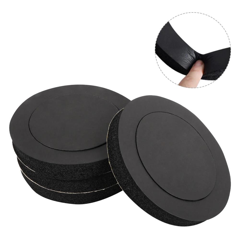 4Pcs 6.5 Inch Universal Car Speaker Foam Ring Soundproof Acoustic Seal Pad Strong Self-Adhesive Auto Door Audio Enhancer Heat Shields 2