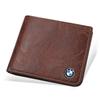 Vintage Car Metal Logo Leather Wallet Car Credit Card Holder For F25 F26 F16 F15 F34 F07 F40 F10 F45 F46 G20 G22 G23 G12 F13