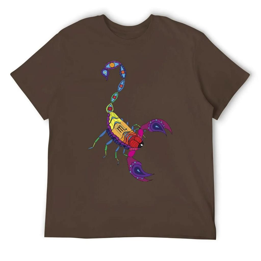 Scorpio Twelve Contellation (5) T-shirts Funny T-shirt Crewneck Campaign  Humor Graphic Leisure Eur Size
