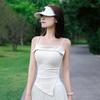 Womens Sports Set Badminton Tennis Running Yoga Quick-Dry Pleated Skirt