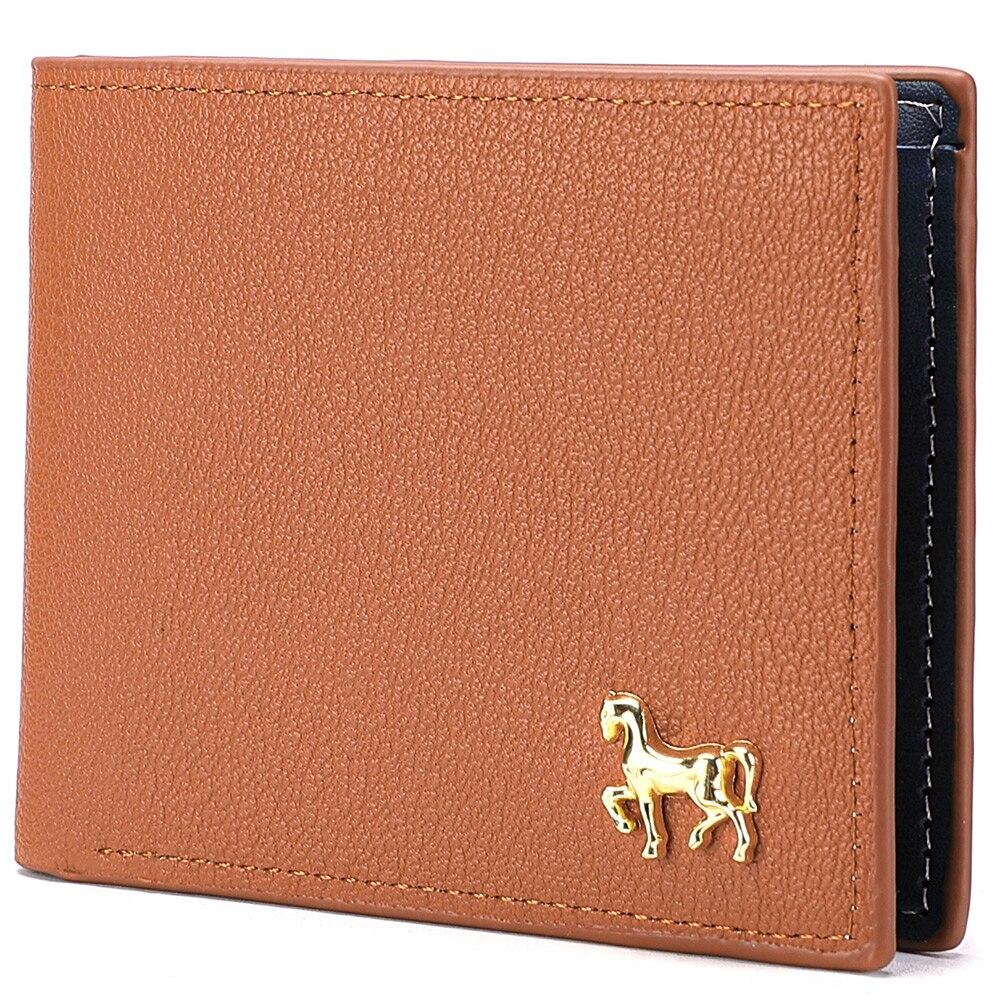 Men s Horizontal Wallet Multi-Functional Business Zipper Coin For Men Wallet With Credit Card Holder
