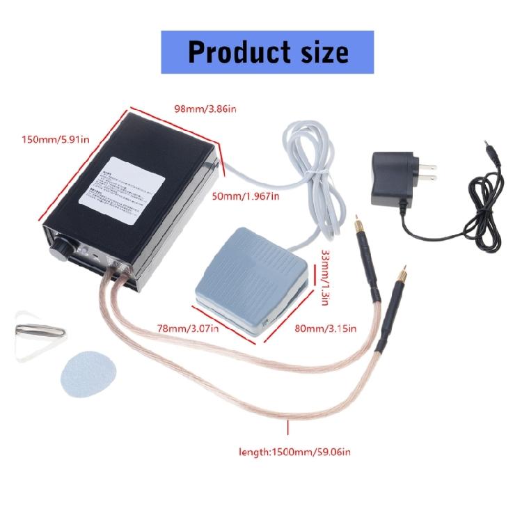 8000W Handheld Point Welder 18650 Battery Pack Welding Device with Nine Level Power Adjustment for Battery DIY Projects