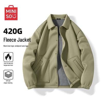 Men's Relaxed Fit Fleece-Lined Jacket