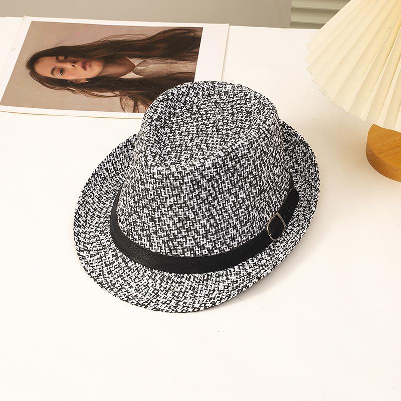 Top hat men s trendy British retro young gentleman s hat new casual fashion jazz hat autumn and winter top hat women чёрный