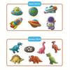 DIY Youth Stone Drawing Toys Graffiti Gypsum Drawing Educational Toys Handicraft Activity Games Dinosaur Decoration Set  Pod