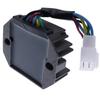 CH15589 12V Regulator Tractor Voltage Regulation 6-wire Connector Metal Construction Stable Voltage Output For JD650