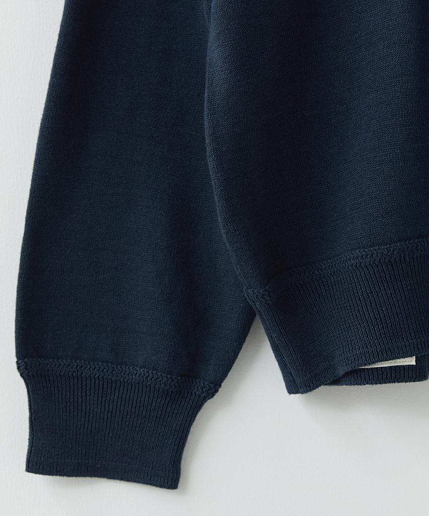 Leopeusaideu Crew Knit Navy