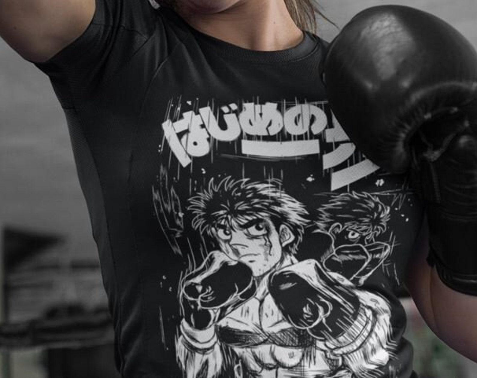 Manga T shirt, Sport 90s Anime Lovers, Boxing GYM Anime T shirt, Otaku Ropa, Graphic Anime Unisex Shirt 4XL