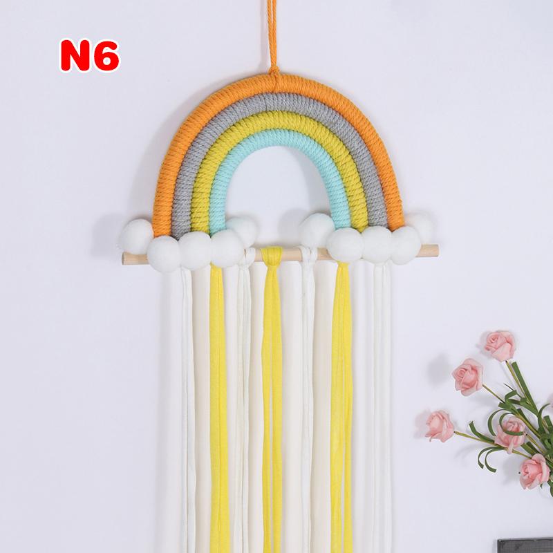 Závěsný organizér na sponky do vlasů s duhou, nástěnný věšák, dekorace, organizér na skřipce do vlasů pro dívku, držák na čelenky, domácí úložný doplněk