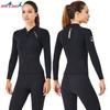 2MM Diving Suit Men's Split Top Long-sleeved Thick Women's Cold-proof Warm Swimming Snorkeling Surfing Wet