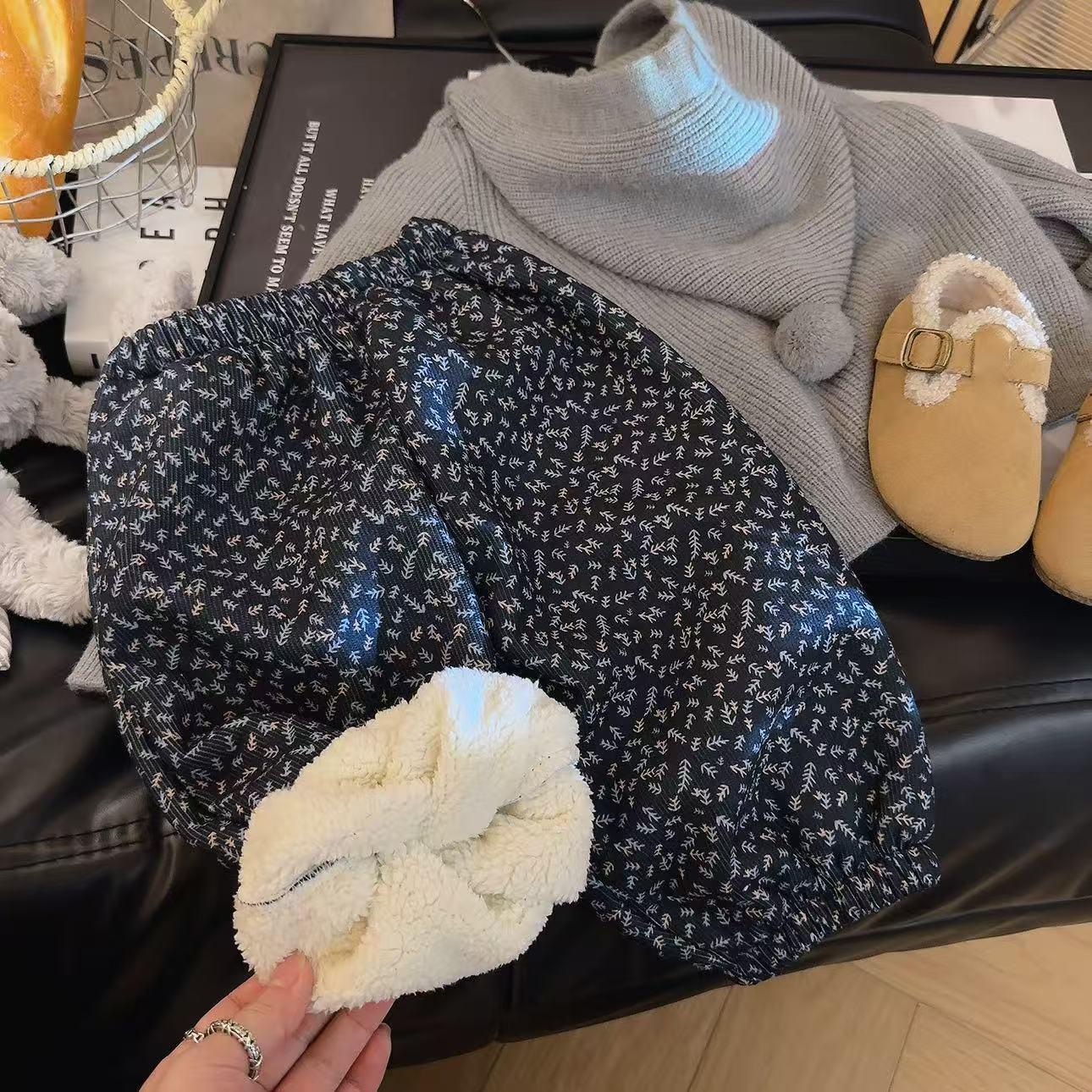 

Детские зимние брюки на флисовой подкладке - Теплые и толстые для мальчиков и девочек 80cm