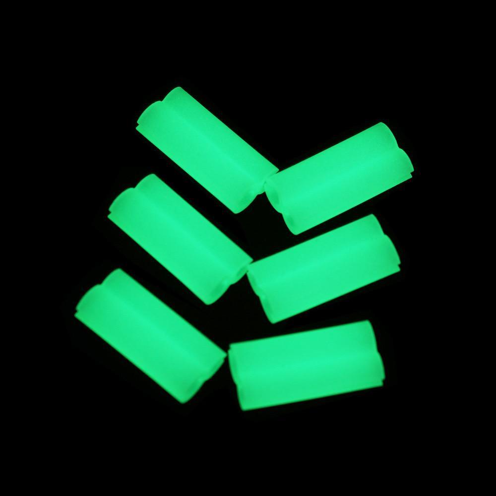 20Pcs Fishing Glow Stick Clip Used On Fishing Rod Feeder Fluorescent Light Sticks Clip On The Rod Tip Night Float Clip Holder