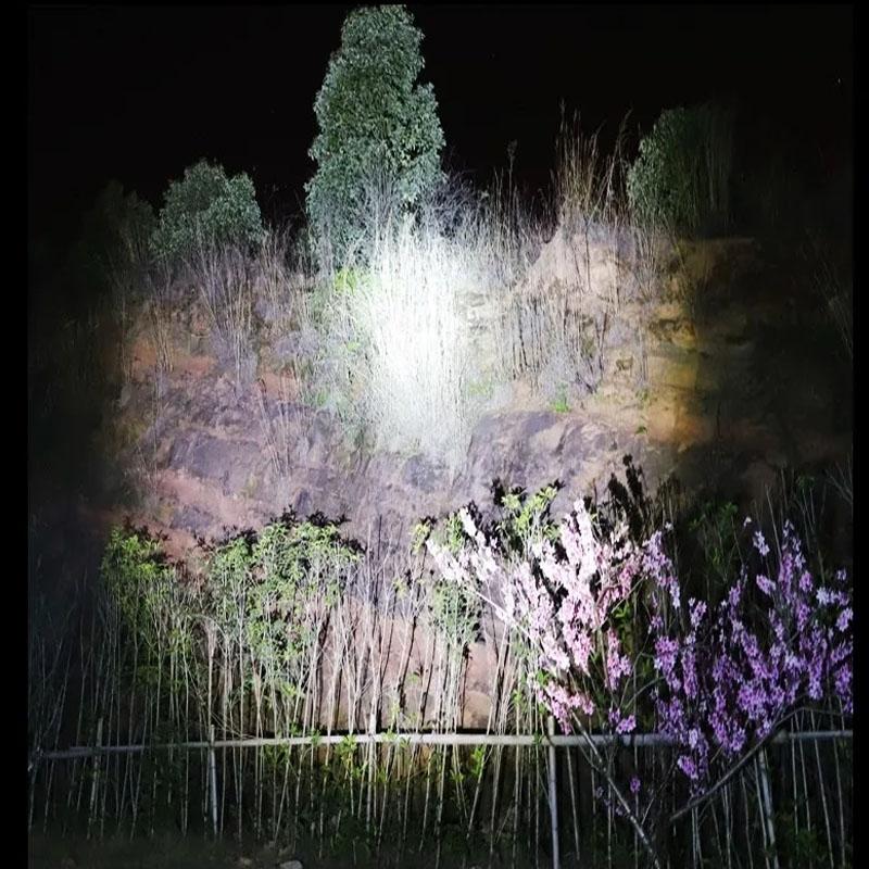 Vysoce výkonná LED svítilna 2000mAh Výkonná USB dobíjecí svítilna Ruční přenosná venkovní lampa Vestavěná baterie COB lucerny