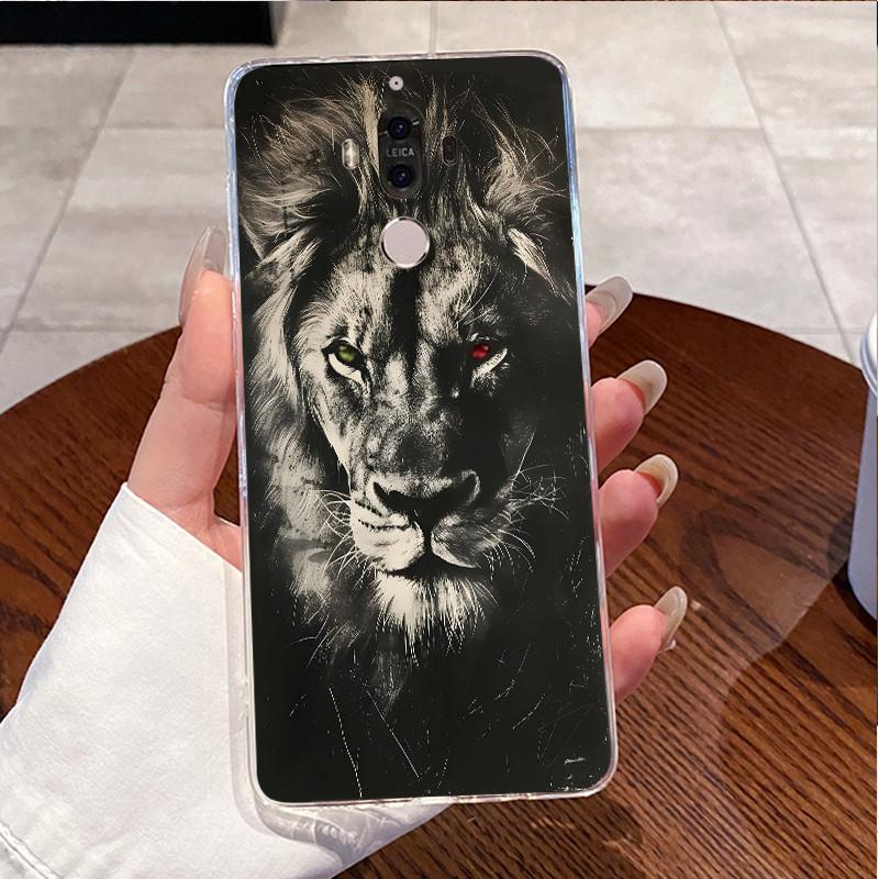 Case For Huawei Mate 9 MHA-L29 MHA-L09 Casing Ultra-thin Slim Clear Soft Silicone Phone Case Luxury Cute Love Rabbit Funny Cover