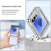 Samsung Z Flip 5/6/7 Electroplated Full Coverage Case with Hinge Protection