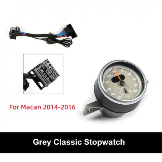For Porsche Macan 2014-2024 Dashboard Sport Chrono Stopwatch Clock Watch Panel