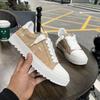 Baskets pour Hommes Chaussures en Toile Peintes à la Main Tendance Mode Chaussures de Skateboard Personnalisées