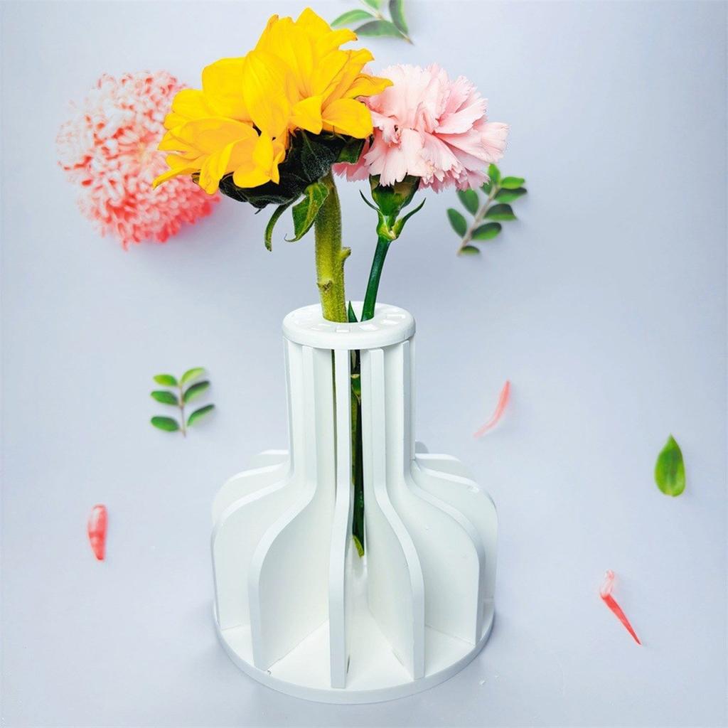 Unique Flower Vases Silicone Mold Creative Silicone Mold for Modern Flower Holder Practical Flower Arrangers Mold