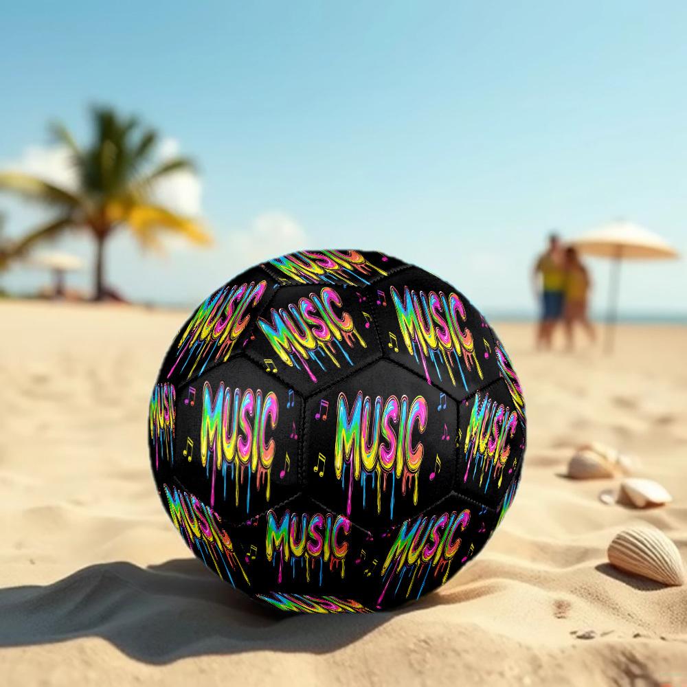 1 vnt. Spalvingas muzikos srautas Dydis 5 Futbolo kamuolys Profesionalios varžybos Treniruočių futbolo kamuolys Patalpų ir lauko sporto kamuolys Lengvas Patvarus c6553