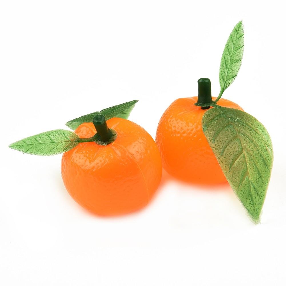Set of 20 Artificial Orange Fruits Lifelike Simulation for Home Display