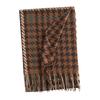 New Winter Houndstooth Scarf Fashionable European and American Commuter Cold Proof Scarf  High End Extended Warm Shawl