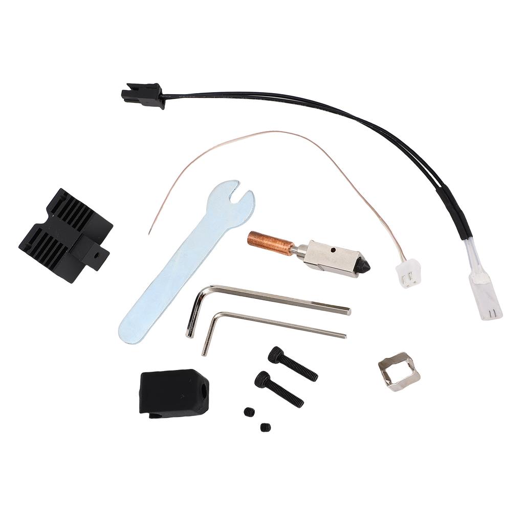Zestaw Hotendu Zamienny dla Drukarki 3D QIDI X Plus 3 X Maximum3 X Smart 3 Dysza 0,4mm ze Stali Hartowanej Części Gorącego Końca