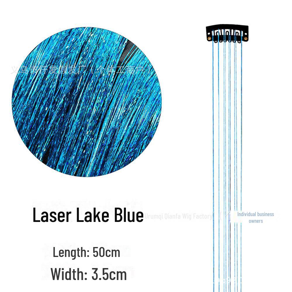 Χρυσές επεκτάσεις μαλλιών με πούλιες - Μεταλλικά κλιπ κορδέλας ευρωπαϊκού και αμερικανικού τύπου για περούκες πάρτι