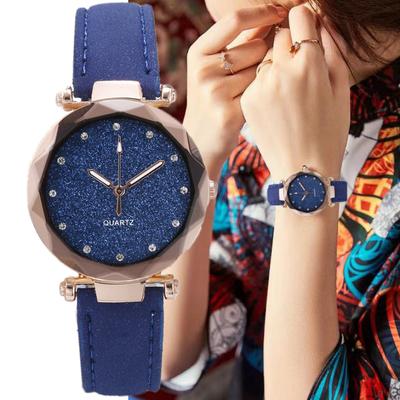 Fashion Starry Sky Girl's Quartz Watches Top Luxury Ladies Wristwatches Gifts for Friend,Family