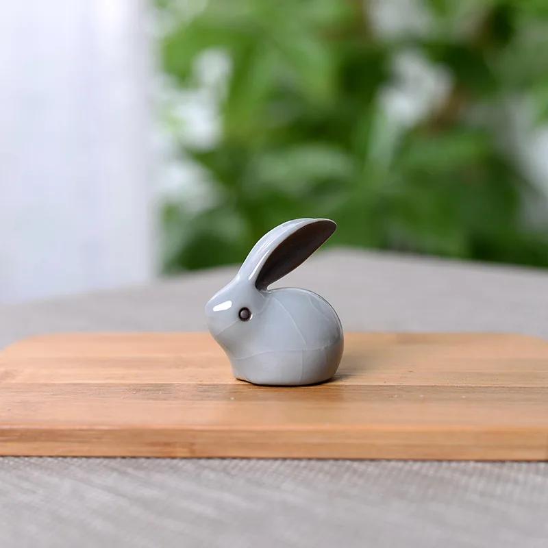 

F Аксессуары для бонсай Маленькие украшения Микроландшафт Животное Олень Крупный рогатый скот Кролик Суккуленты в горшках Ландшафтный дизайн Украшения для цветочного горшка