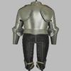 Medieval Steel Knight French Polished Armor Suit Half Body Armor Knight Cuirass With Tassets, Arm Guard,Gorget Larp  Reenactment Costume