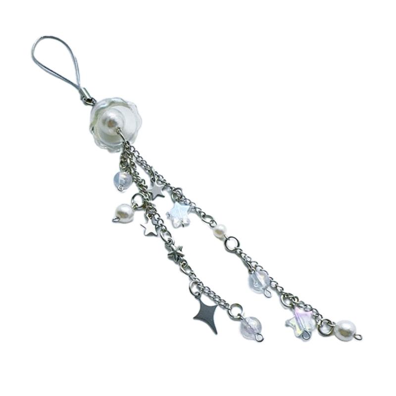 

Whimsical Wind Chime Car Decoration Cute Jellyfish Pendant Star Car Pendant Sweet Wind Chime Alloy Material for Daily 1