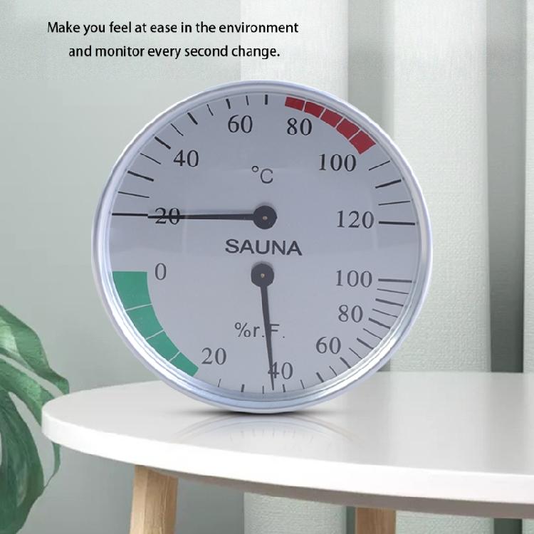 Wall Mounted Temperature Humidity Measurement Meter for Sauna Room Steam Room Thermometers Hygrometer Accurate Display