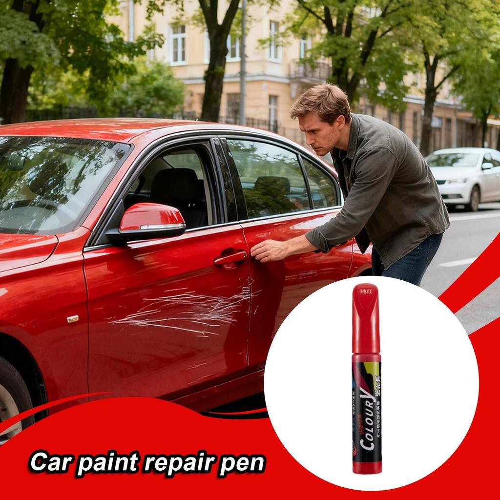 Auto Paint Repair Pen 12ml Quick Dry Color Fix Detailing Supplies Instant Fix Car Paint Scratch Repair Pen For Automotive
