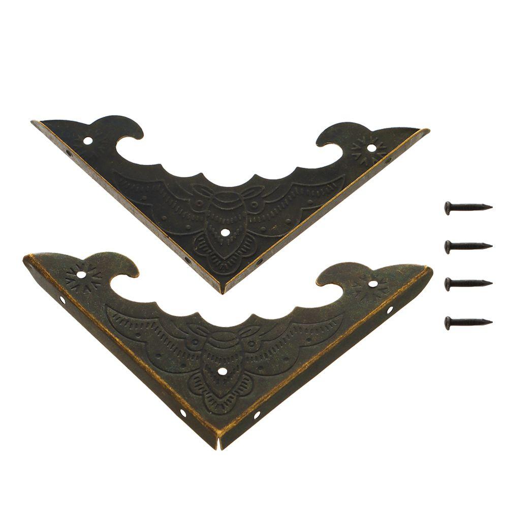 Foot Bracket Crafts Decoration Corner Antique Jewelry Wooden Box Parts Leg Corner Protector