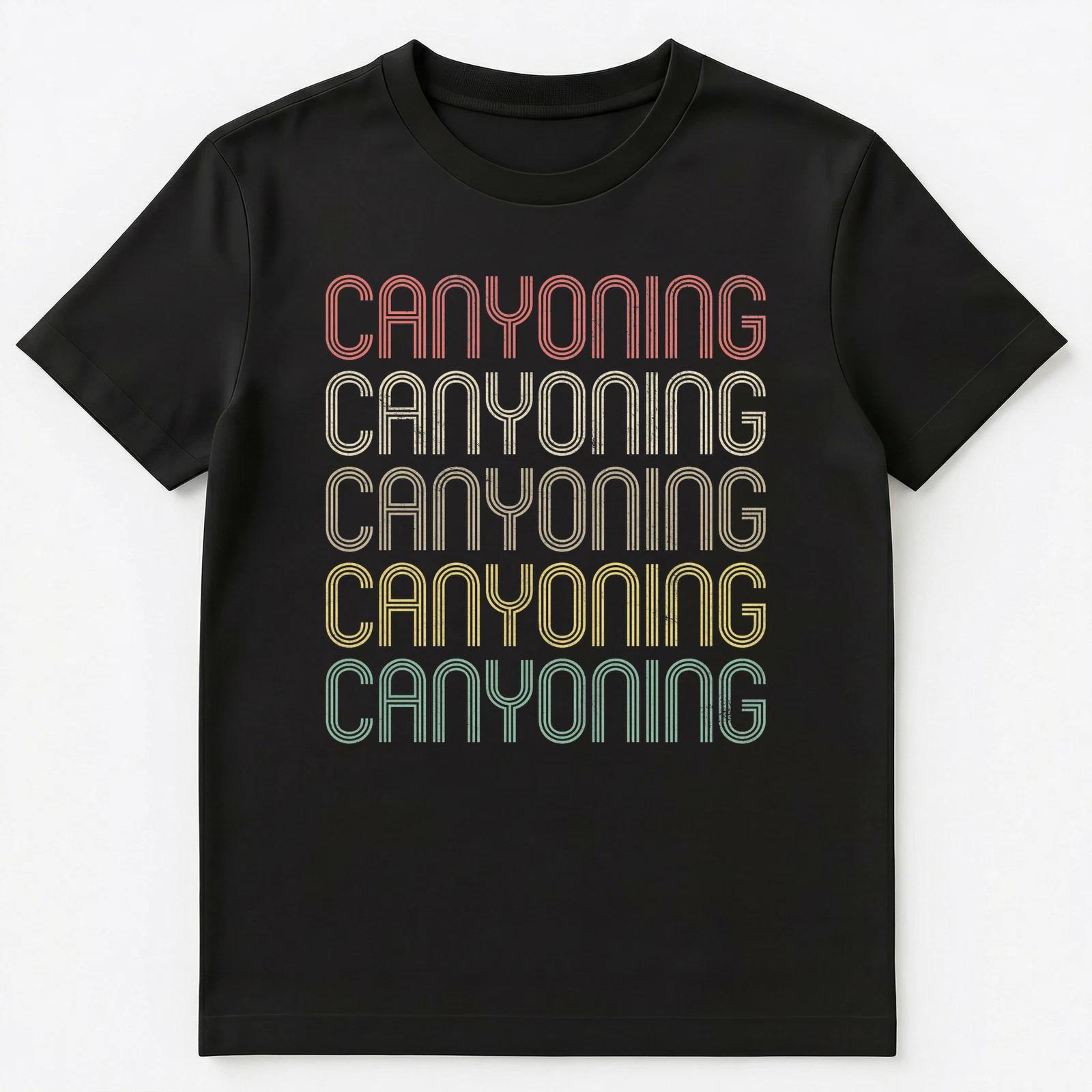 

Retro Style Canyoning Unisex T-Shirt 3XL