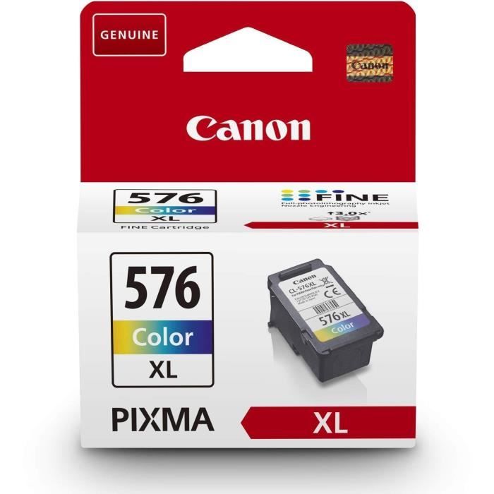 Ink Cartridge - CANON - CL-576XL - Multicolor - High Yield - 300 Pages