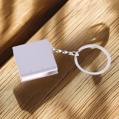 HOT 1/2PCS Key Ring Pull Ruler DIY Hand Gauging Tools Tape Measure Keychain Portable Measuring Tools Retractable Rule