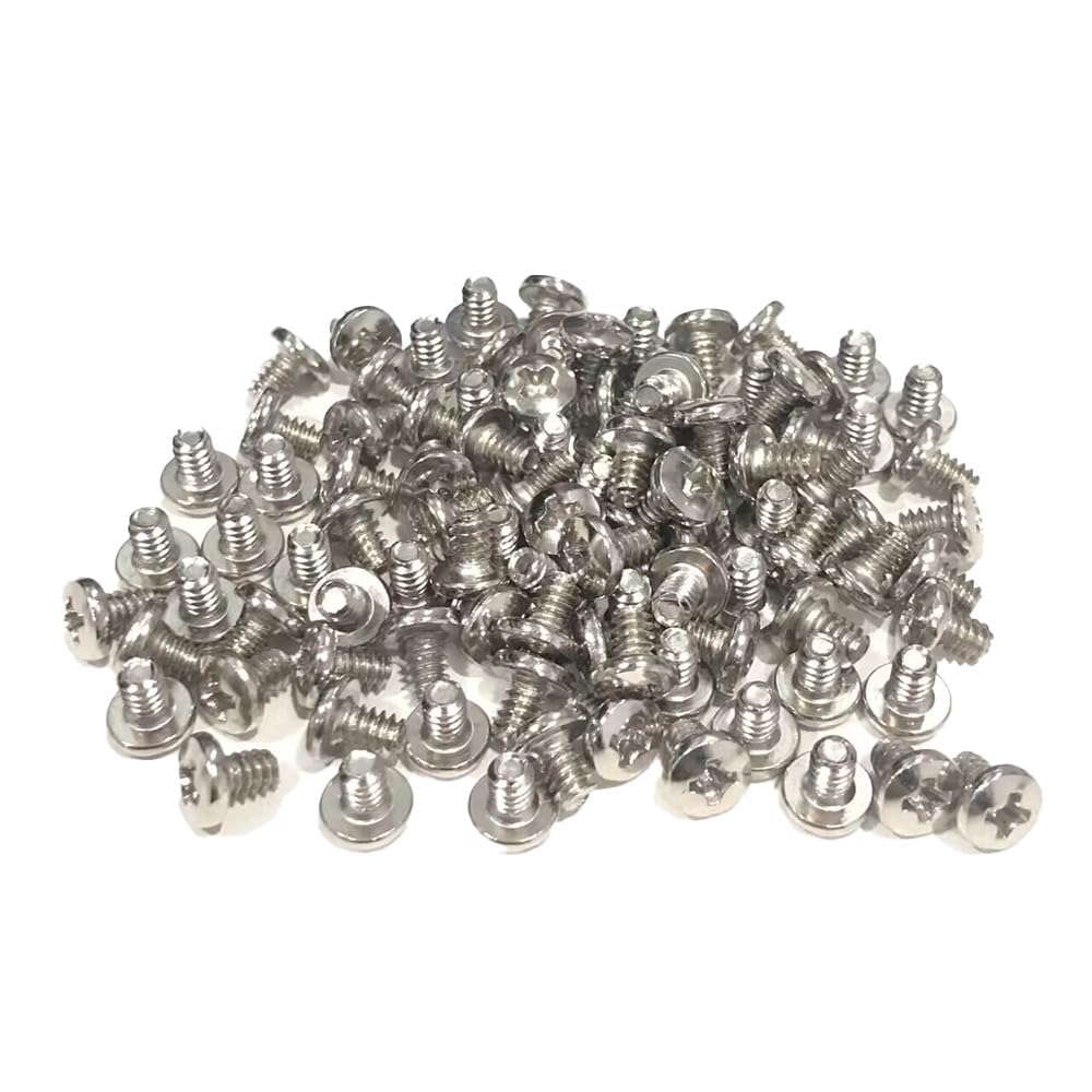 X 7mm Binding Screws for Audio PC and Motherboards 100-Pack M3.5 Nickel-Plated Fans, Parts,