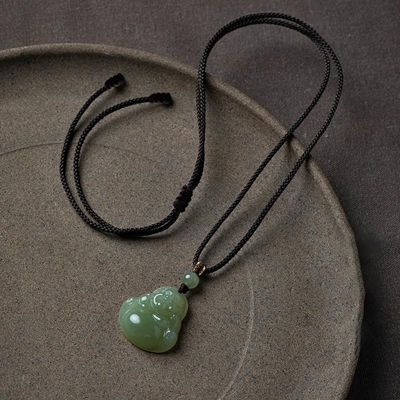 Maitreya Pendant Statue Necklace Able Women'S Wealth Jewelry Gifts