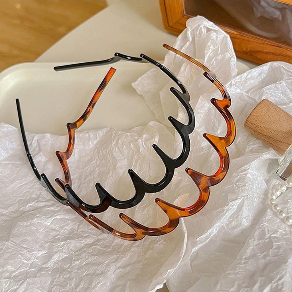 2pcs Practical Plastic Resin Hair Clip For Women With Teeth Designs To Secure Loose Strands And Maintain Neat Hairstyles