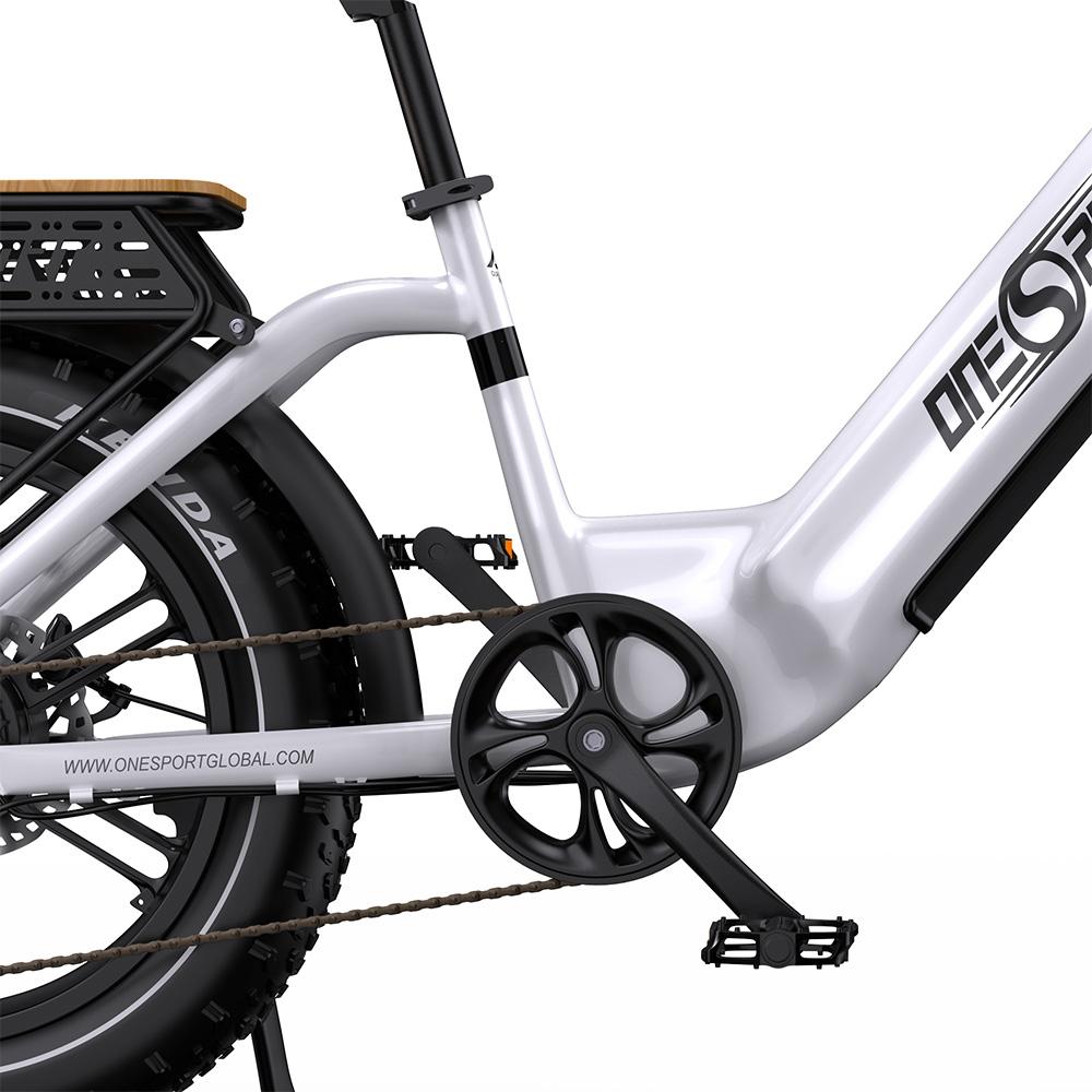 Elektrisches Fahrrad All Terrain Onesport 20" Fat Tire 48V 18AH Erwachsenen E-Bike 500W Motor Verbindung APP Shimano 7-Gang Doppelscheibenbremse OT08