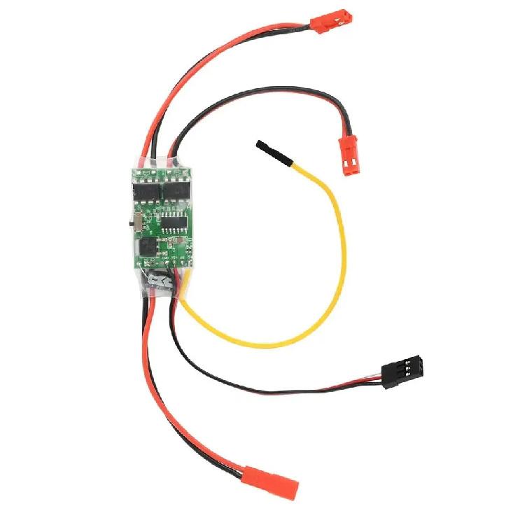 Dual Channel Bidirectional ESC Brushed Electric Speed Controller RC Model Ship Tank Tracked Vehicle 2S 3S Lithium Battery 5A