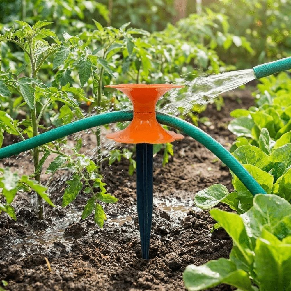 Flower Shaped Garden Hose Guide Directional Protection Lawn Hose Support Hose Holder  Watering