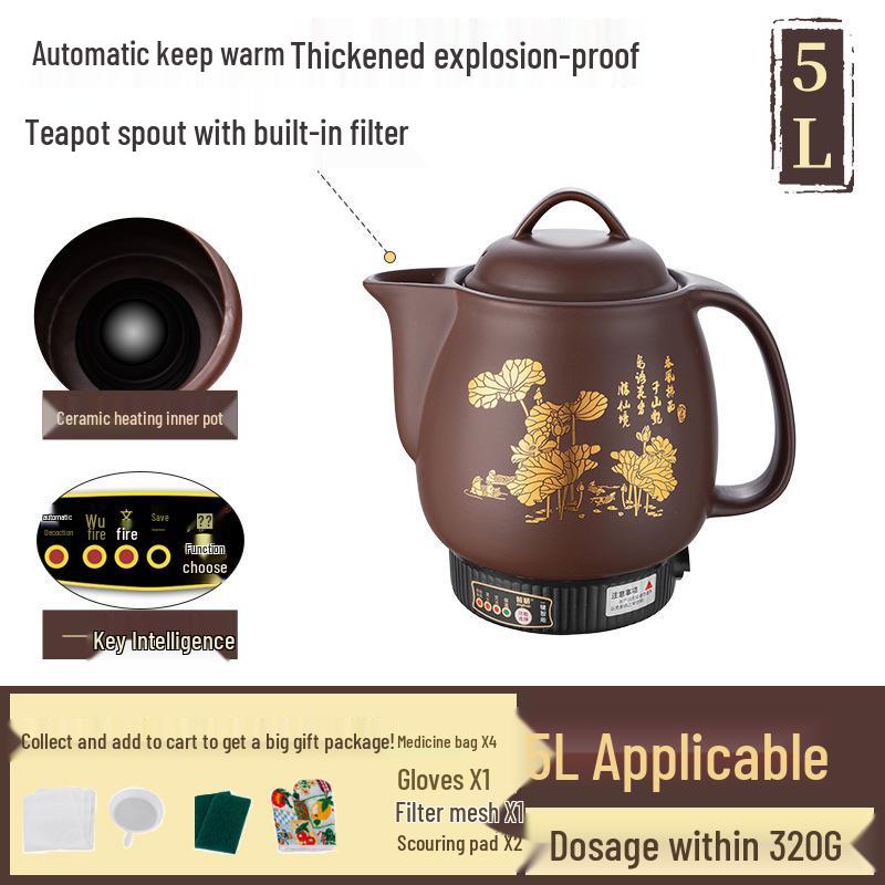 Automatic Zisha Electric Chinese Medicine Decoction Pot